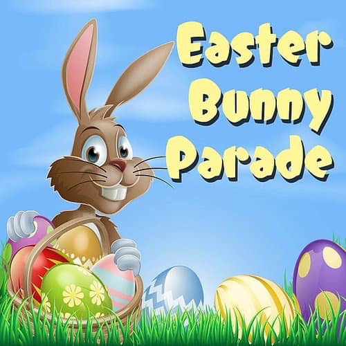 Easter bunny & egg basket
