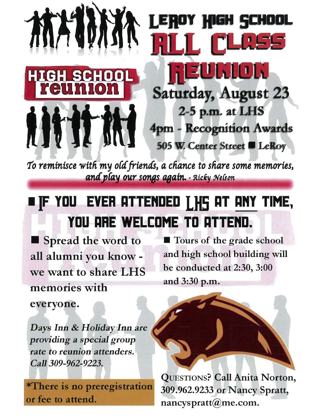 Reunion flier